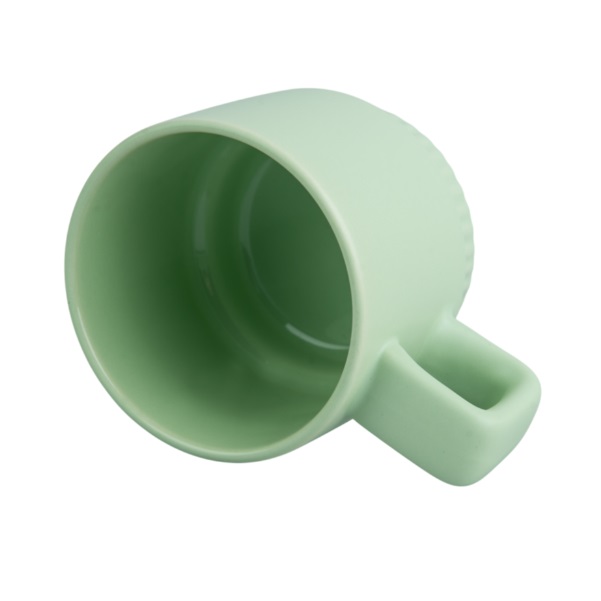 Matte sublimation mug - colorful with a decorated bottom